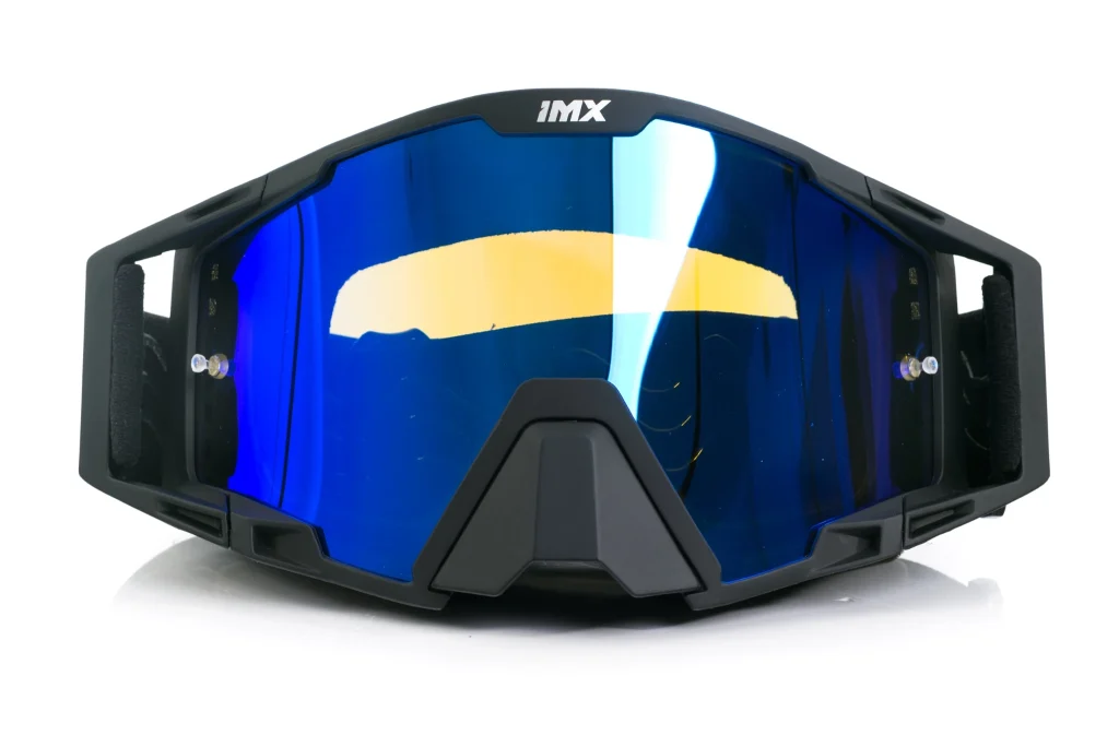 iMX Racing Goggle Sand Black Matt/Blue - Blue Iridium + Clear Lens / 3802241_913_OS
