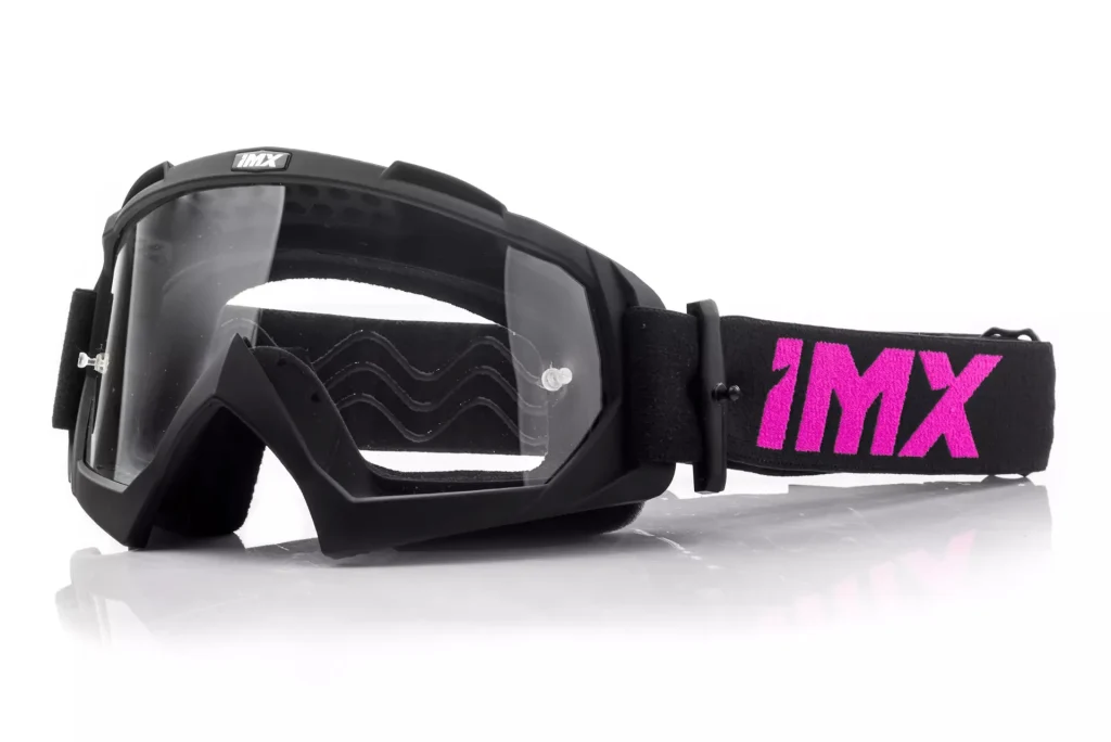 iMX Racing Goggle Mud Black Matt/Pink - Clear Lens / 3802231_963_OS