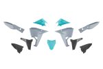RTECH KOVE 800 REVOLUTION PLASTIC KIT цвят зелен/сив/черен